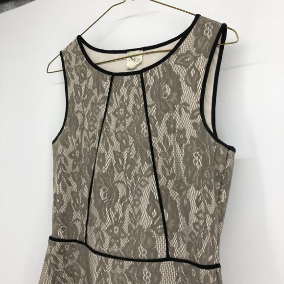 Anthropologie Weston Wear Brown lace peplum tank top xs - Picture 12 of 14